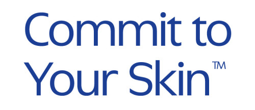 Commit To Your Skin Stacked(Blue) - JPG