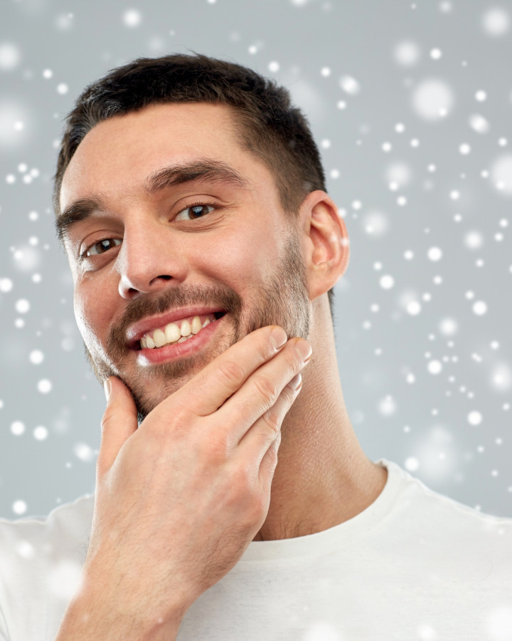 * Hydrafacial treatment improving skin hydration and texture for men